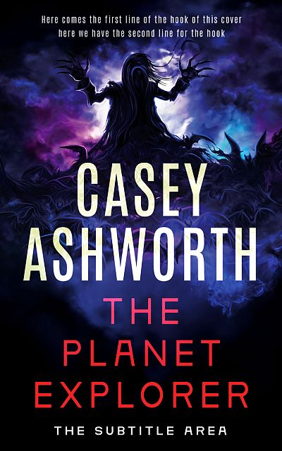 Pre Made Book Cover Ebony