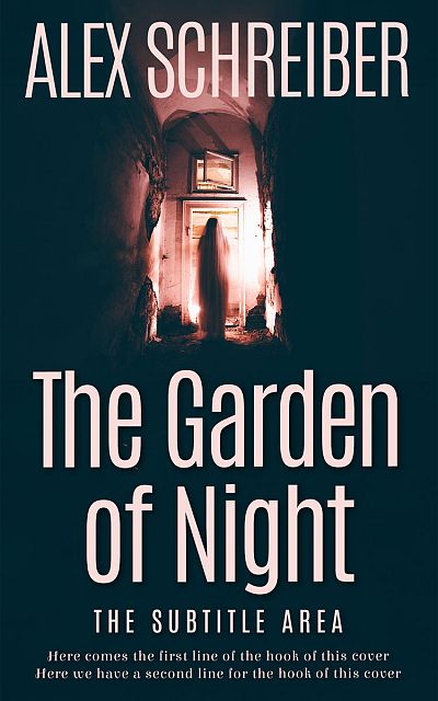 Pre Made Book Cover Rose Fog
