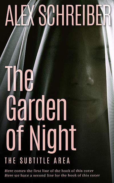 Pre Made Book Cover Cavern Pink