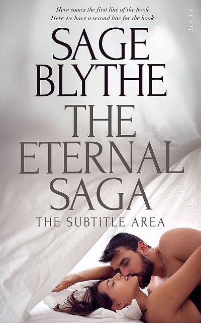 Pre Made Book Cover Swirl