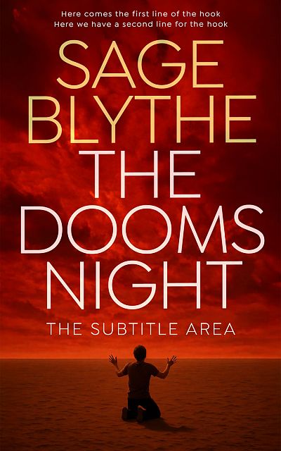 Pre Made Book Cover Dark Burgundy