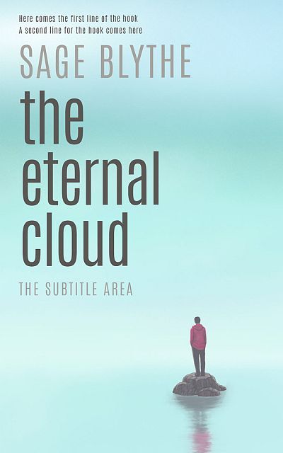 Pre Made Book Cover Jagged Ice