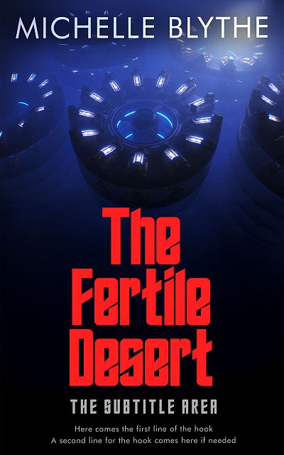 Pre Made Book Cover Cinnabar