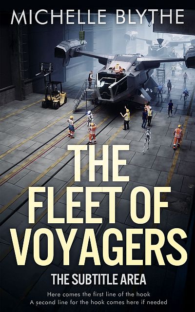 Pre Made Book Cover Shark