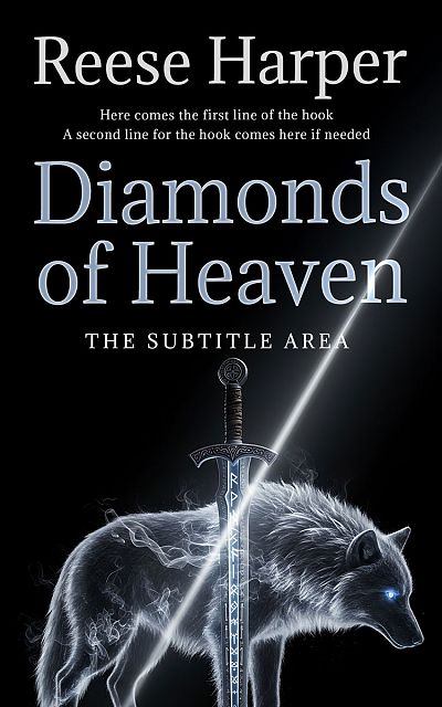 Pre Made Book Cover Cadet Blue