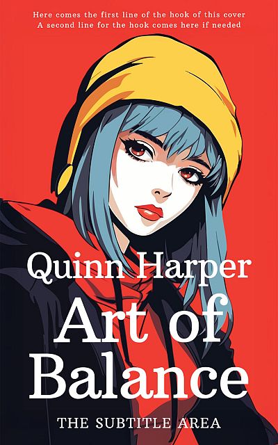 Pre Made Book Cover Cinnabar