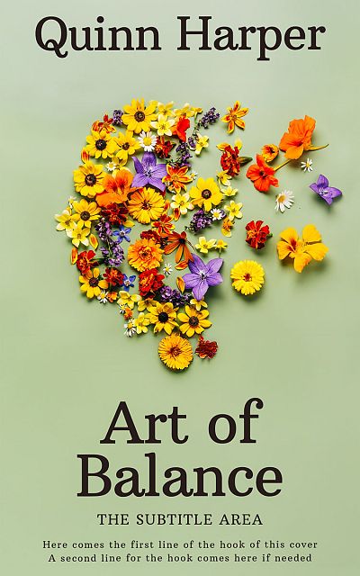 Pre Made Book Cover Coriander