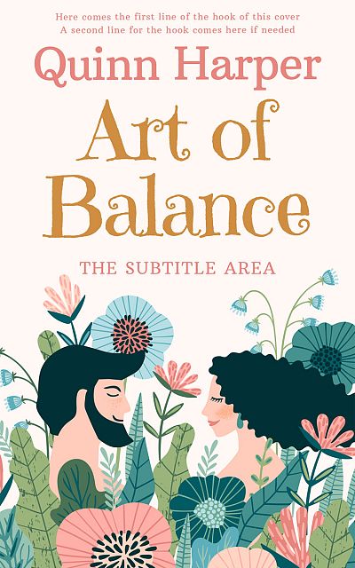 Pre Made Book Cover Blue Dianne