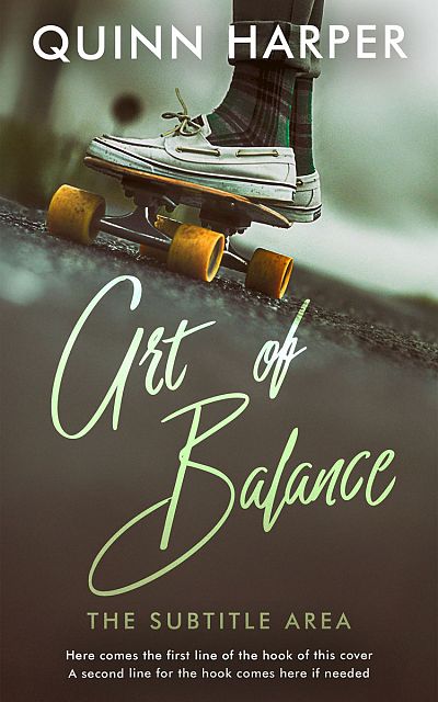 Pre Made Book Cover Taupe