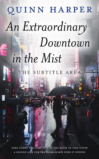 Pre Made Book Cover Bon Jour