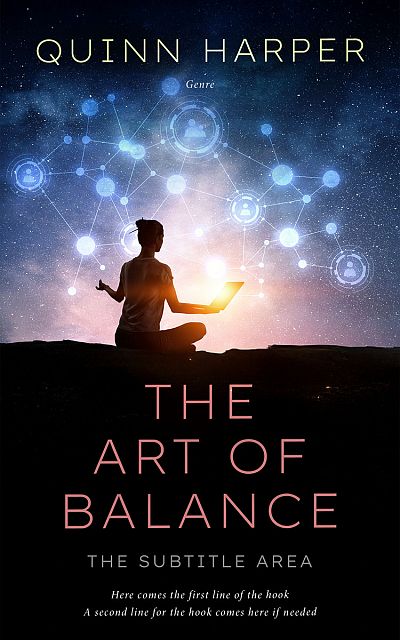 Pre Made Book Cover Lily