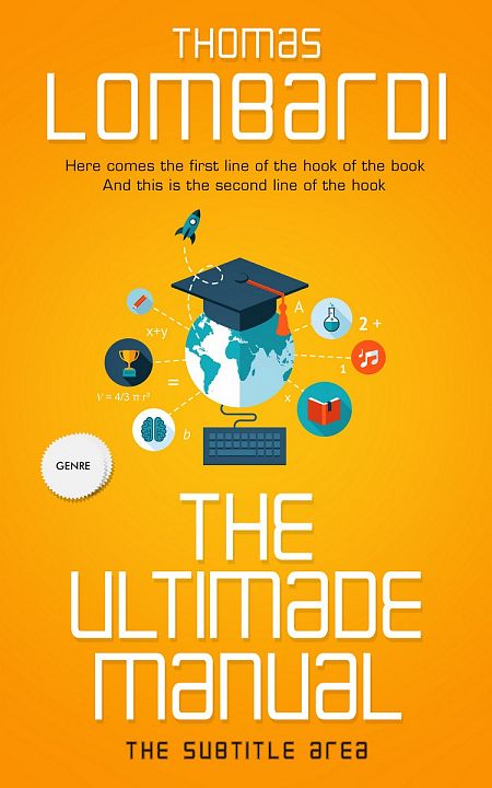 Related Premade Abstract Book Cover: Yellow Sea #2435