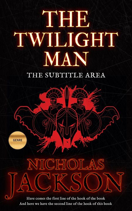 Related Premade Action & Adventure Book Cover: Black #2681