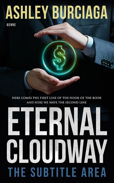 Pre Made Book Cover Swirl