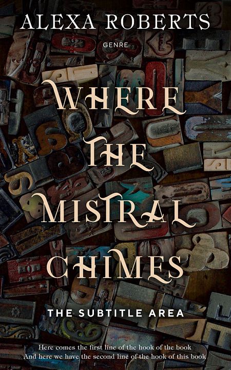 Related Premade Abstract Book Cover: Cocoa Brown #4357