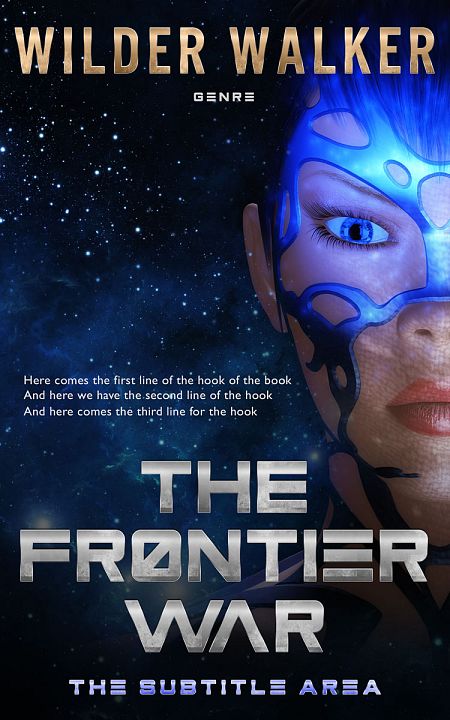 Related Premade Science Fiction Book Cover: Black #4459