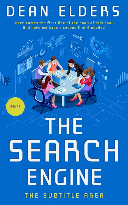 Related Premade Business Book Cover: Science Blue #6719