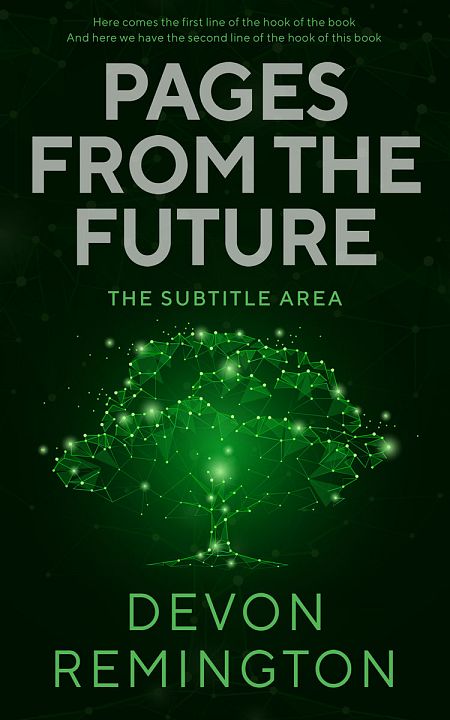 Related Premade Abstract Book Cover: Black Forest #7534