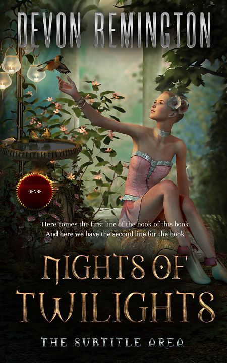 Related Premade Fantasy Book Cover: Rangoon Green #7643