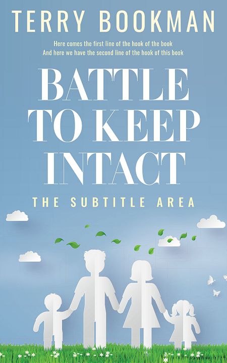 Related Premade Family & Parenting Book Cover: Polo Blue #8315