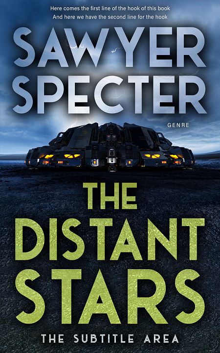 Related Premade Science Fiction Book Cover: Swamp Green #9152