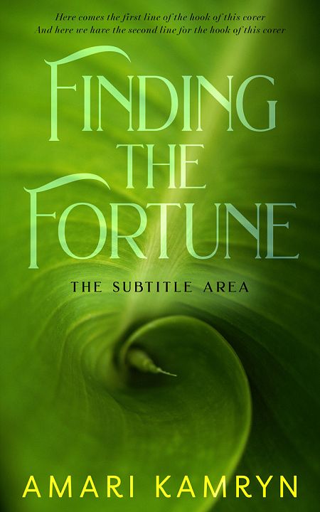 Related Premade Abstract Book Cover: Green Leaf #9616