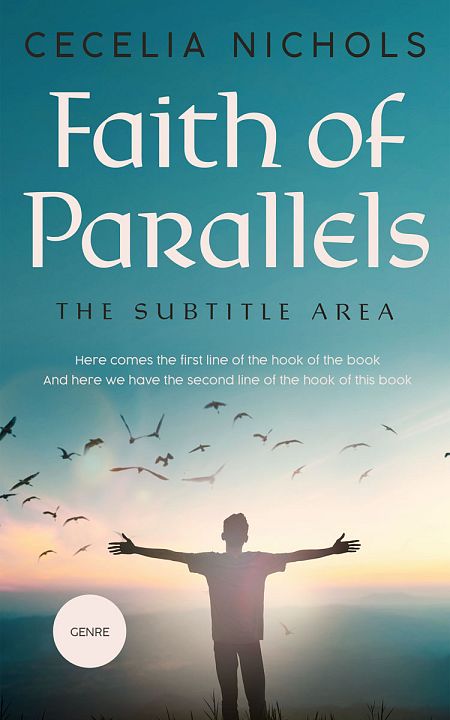 Related Premade Religion & Spirituality Book Cover: Smalt Blue #10408