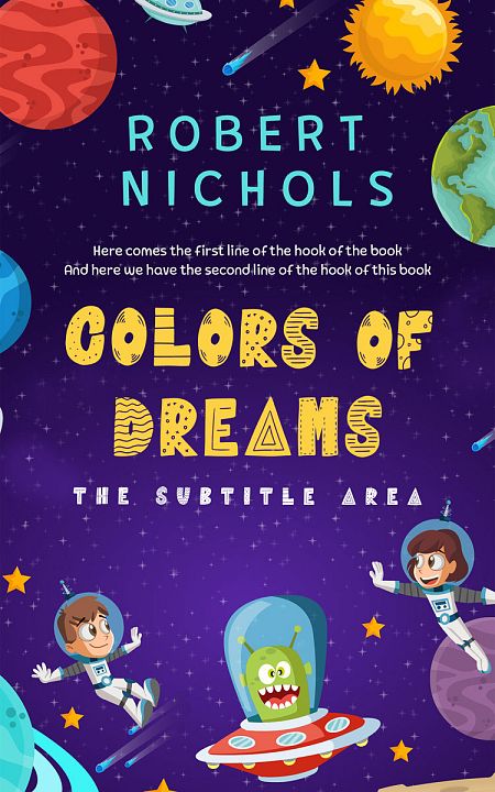 Related Premade Science Fiction Book Cover: Scarlet Gum #10808