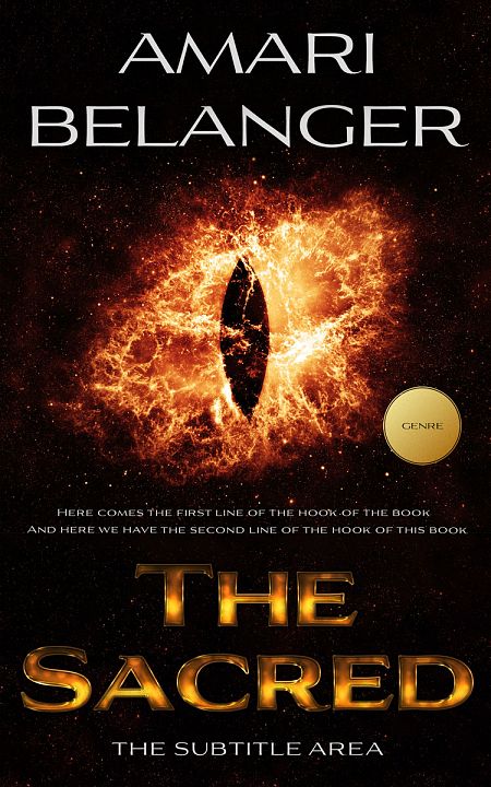 Related Premade Fantasy Book Cover: Raw Sienna #12275