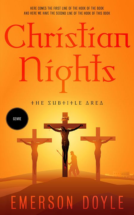 Related Premade Religion & Spirituality Book Cover: Carrot Orange #12630