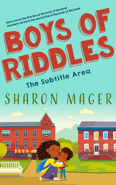 Related Premade Children Book Cover: Medium Carmine #13270
