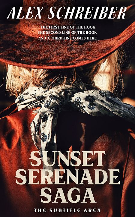 Related Premade Western Book Cover: My Pink #15379