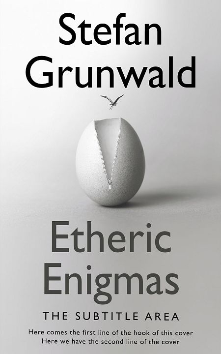 Related Premade Abstract Book Cover: Quill Gray #15632
