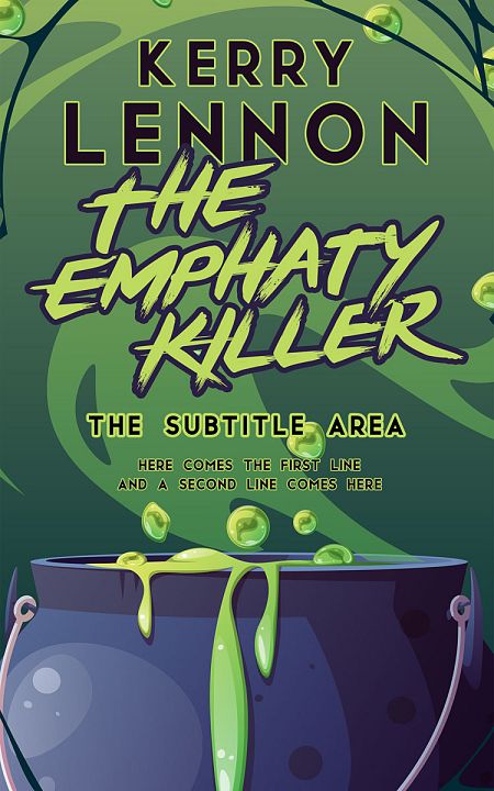 Related Premade Horror Book Cover: Mineral Green #16178