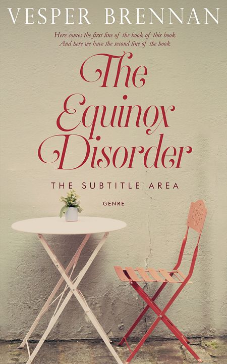 Related Premade Literary Fiction Book Cover: Heathered Gray #20030