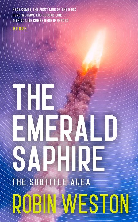 Related Premade Science Fiction Book Cover: Trendy Pink #22597