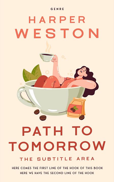 Related Premade Literary Fiction Book Cover: Citrine White #23188