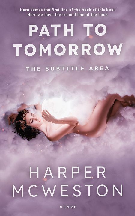 Related Premade Surreal Book Cover: Mountbatten Pink #23193