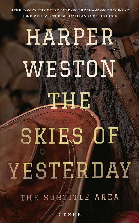 Related Premade Western Book Cover: Bistre #23217