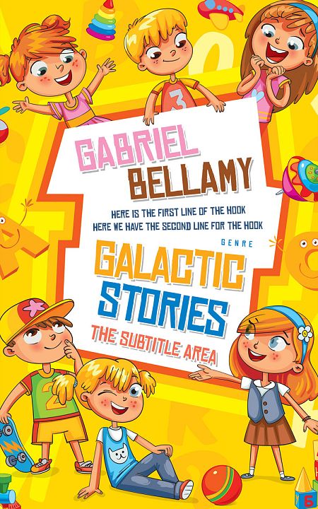 Related Premade Children Book Cover: Lightning Yellow #26134