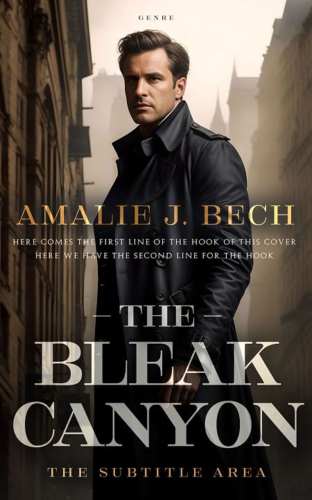 Related Premade Mystery & Thriller & Suspense Book Cover: Soft Amber #27871