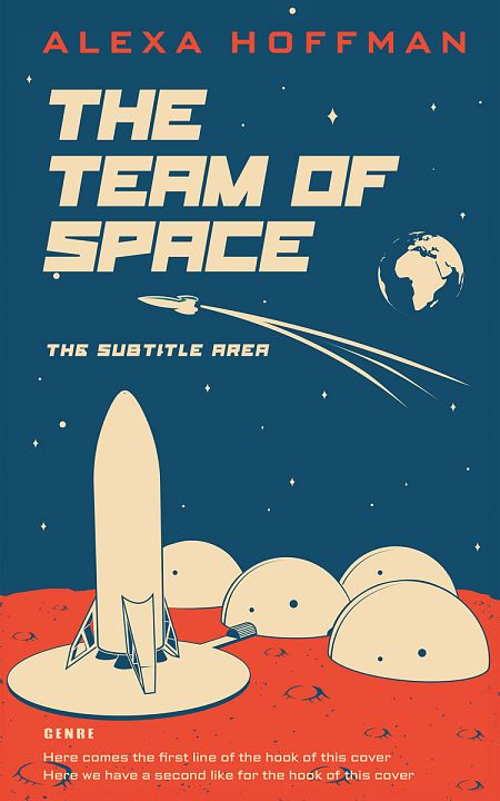 Related Premade Science Fiction Book Cover: Chathams Blue #28627