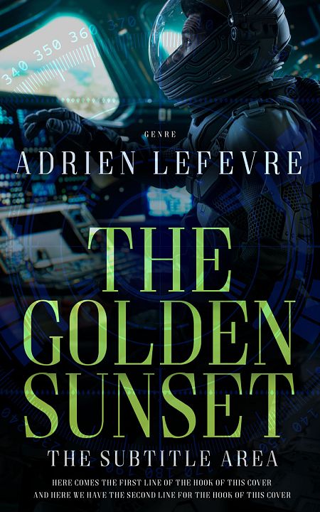 Related Premade Science Fiction Book Cover: Swamp Green #29394