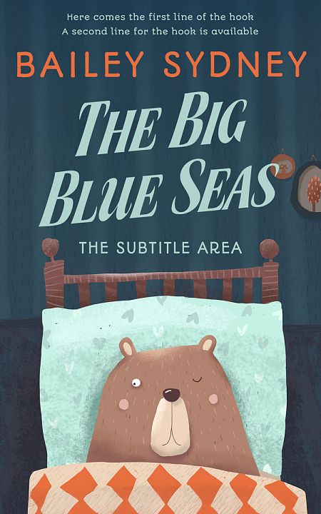 Related Premade Children Book Cover: Oxford Blue #33417