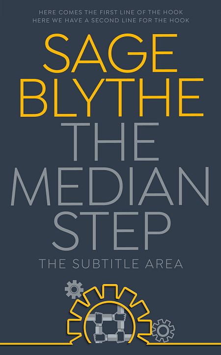 Related Premade Abstract Book Cover: Oxford Blue #34944